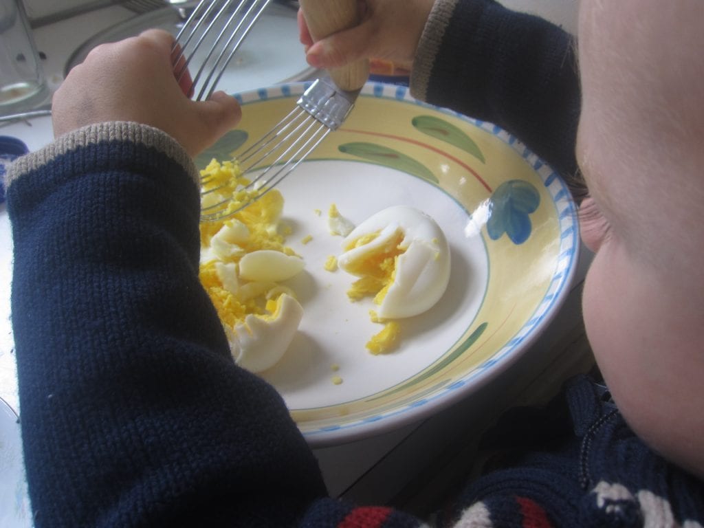 Kitchen Kids: Toddler Made Egg Salad