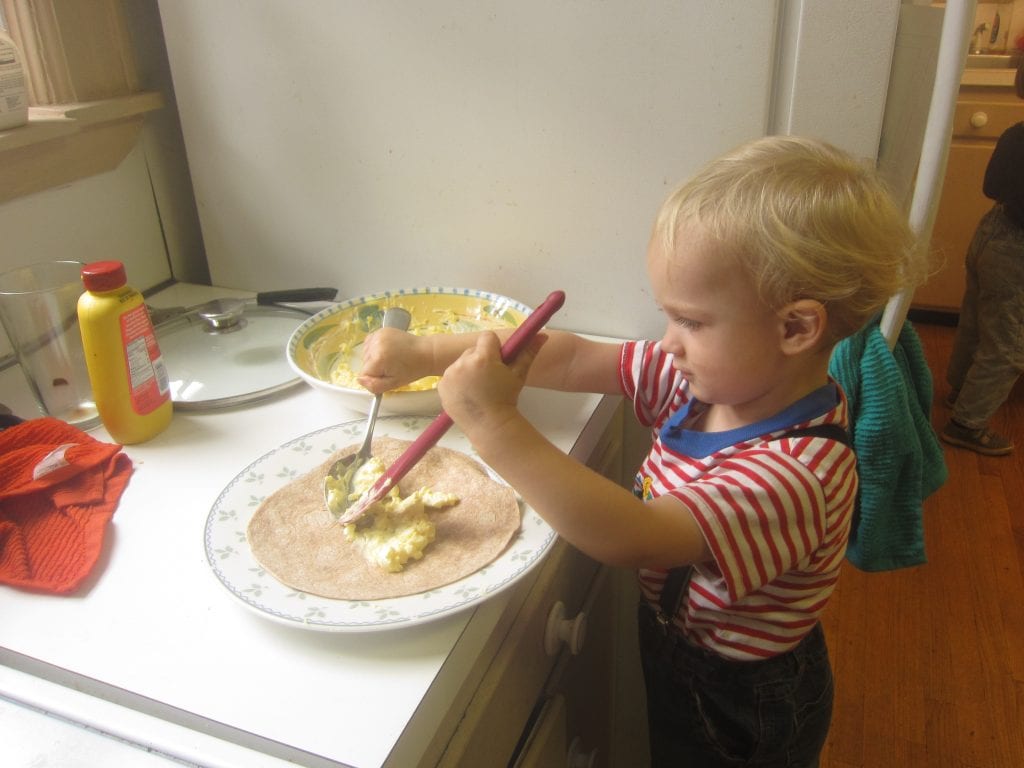 Kitchen Kids: Toddler Made Egg Salad